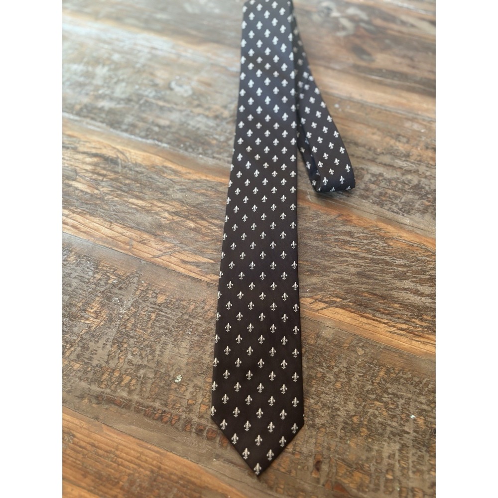 vintage Club Four Hundred by Anderson-Little necktie Fleur-de-lis